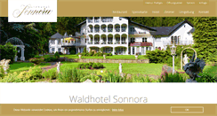 Desktop Screenshot of hotel-sonnora.de