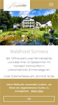 Mobile Screenshot of hotel-sonnora.de